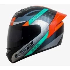 LS2 - CASCO MOTO NS352 MERCH NEGRO-MATE ROJO TALLA XXL