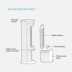 SOLE - Enfriador de Aire Digital SOLAIR015