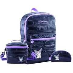 SCOOL - Set KUROMI Mochila-Lonchera-Cartuchera marca