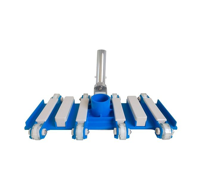 Aspiradora de 8 ruedas de piscina con mango de aluminio Pool System