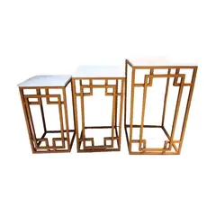 OEM - 3 MESAS NAKED ROMANAS DECORATIVAS PINTURA  AL HORNO
