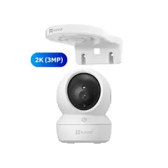 EZVIZ - Cámara de seguridad inteligente H6C 2K 3MP + Soporte de montaje -