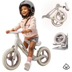 DAUER - Bicicleta Infantil De Balance Plegable Para Equilibrio Rosa