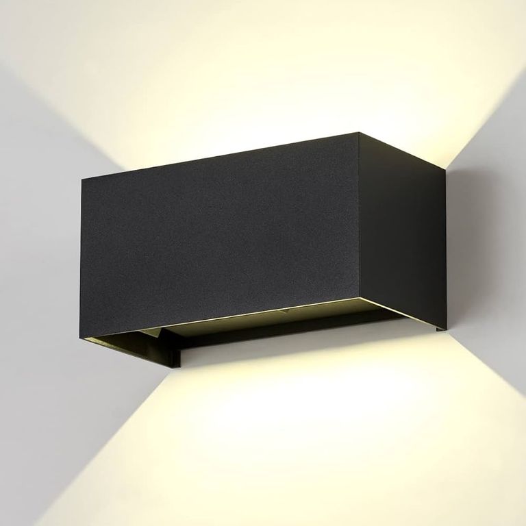 Aplique Double Black Box Luz Cálida