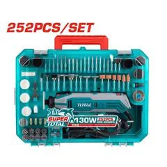TOTAL TOOLS - MINIDRILL + 252 ACCESORIOS EN MALETA-TG5133261