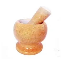 GENERICO - Mortero de Mármol Deco Home con Machacador Beige