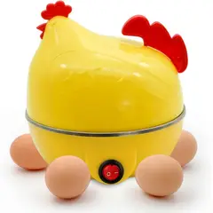 GENERICO - Gallina hervidora de huevos eléctrica 7 huevos amarillo