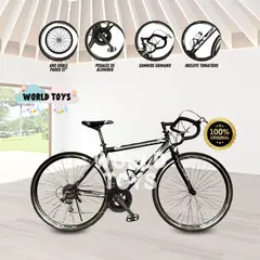 VELOX - Bicicleta Deportiva Aro 27 «PALMEIRA RACER» Black