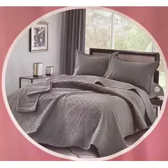 MINGDA - Set de Cubrecama QUEEN + Sabanas + Fundas 100% Algodón