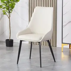 GENERICO - Silla de Comedor Peralta - Negro y Beige