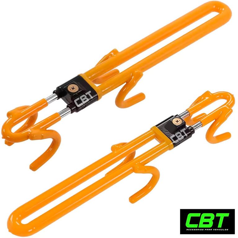 Seguro bloque traba pedal volante timón antirrobo vehicular