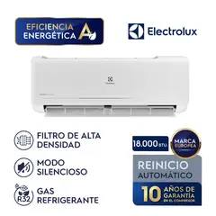 ELECTROLUX - Aire Acondicionado EAIX18F2MDAXW Inverter 18000 BTU