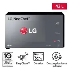 LG - Horno Microondas MH8296DIR 42L con EasyClean LG