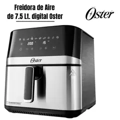 OSTER - Freidora de Aire Digital de 7.5 L con 10 programas CKSTAF75DSSDF