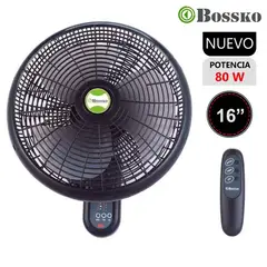 BOSSKO - Ventilador de Pared con Control Remoto BK-8210PD