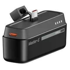 MASTER G - Power Bank Mini Master-G 5000mAh Tipo C Power Delivery Negro