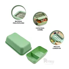 RYBIU IMPORT - Envase Liviano Color Verde Y+Regalo Stickers