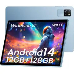 BLACKVIEW - Tablet Tab 60 11" 128GB 12GB ram 5100 mAh Face ID Android 14 color Azul