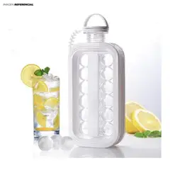 GENERICO - Hielera en forma de botella para cubos redondos