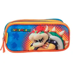 NINTENDO - CARTUCHERA AZUL MARIO BROS KART