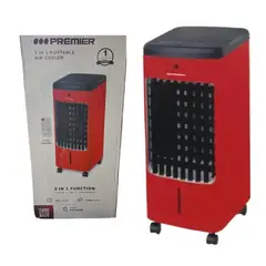 MASTER - Enfriador De Aire Portatil Premier 3 En 1 -Rojo