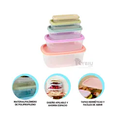 RYBIU IMPORT - Kit de Multiuso en Multicolor Y+Gift Stickers