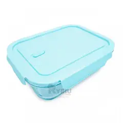 RYBIU IMPORT - Recipiente Ideal de 3 Partes en Celeste Y+Gift MiniAgenda