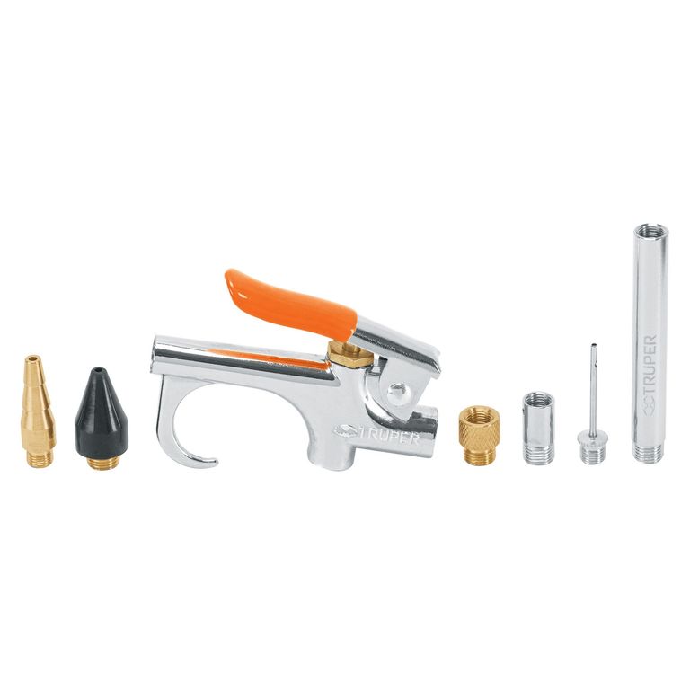 Juego de Pistola Sopleteadora con boquillas y Accesorios 19078 Truper