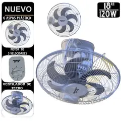 PREMIUM - Ventilador de techo STAR 18 PULGADAS 100W
