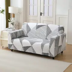 GENERICO - Funda De Muebles 3-2-1 Con 6 Cojines - Geometrico Rayas