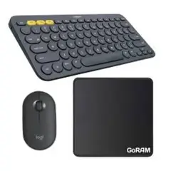 LOGITECH - Kit Teclado Y Mouse K380s +Mouse M350s + pat negro