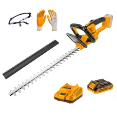 INGCO TOOLS - Podadora corta cerco inalambrico 20V MOTOCORTACERCO BATERIA 2A INGCO