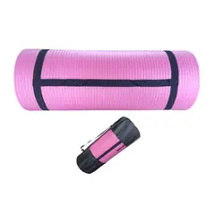 WINNER - Colchoneta Yoga Mat Extra Gruesa 20 Mm Pilates Gym Rosa