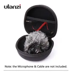 ULANZI - CASE REDONDO TAPA DURA PARA MICROFONO ESTUCHE