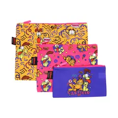 CHILDRENS CLUB - Set de Estuches Multiuso x3 Garfield Tela