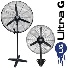 UG ULTRA G - Ventilador 2 EN 1 Industrial 30" Pulgadas 250W NEGRO ULTRA G