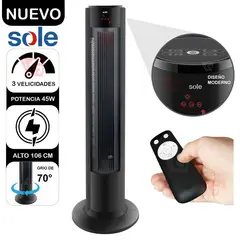 SOLE - Ventilador de torre 45W SOLAIR018