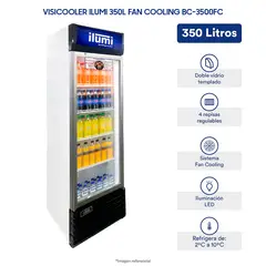 ILUMI - Visicooler 350L FAN COOLING BC-3500FC