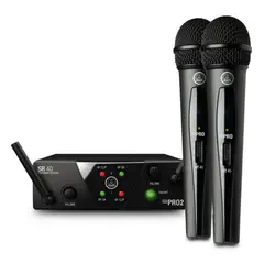 AKG - Sistema de Micrófono Vocal Set - WMS40 Mini Dual -