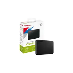 Toshiba - DISCO DURO EXTERNO TOSHIBA CANVIO BASIC HDTB520XK3AA 2TB NEGRO