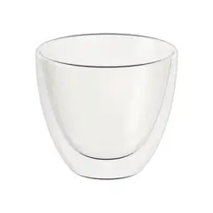 INSPIRA - Vaso Doble Pared de Vidrio Borosilicato 400 ml