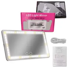 GENERICO - Espejo Luz Led Tactil Portátil
