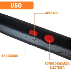 GENERICO - Set x2 Raquetas eléctricas 50cm matamoscas y recargable