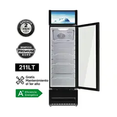 BORD - Vitrina Exhibidora Bord Vertical 211LT EX211-M Blanco