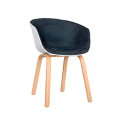 OFIDEAS - Silla De Comedor Diseño Volga Tapizada Gris