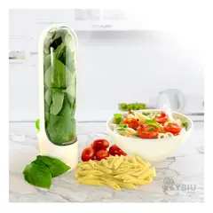 GENERICO - Conservador de Especias Naturales de Color Blanco