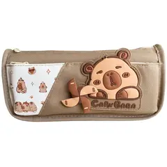 GENERICO - Cartuchera Capibara Poliéster 21cm