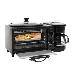OEM - Horno eléctrico multifuncional 3 en 1 - Negro