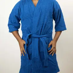 GENERICO - Salida de baño de 380 gramos - XL - Azulino