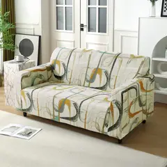 GENERICO - Funda De Muebles 3-2-1 Con 6 Cojines - Matizado Multicolor